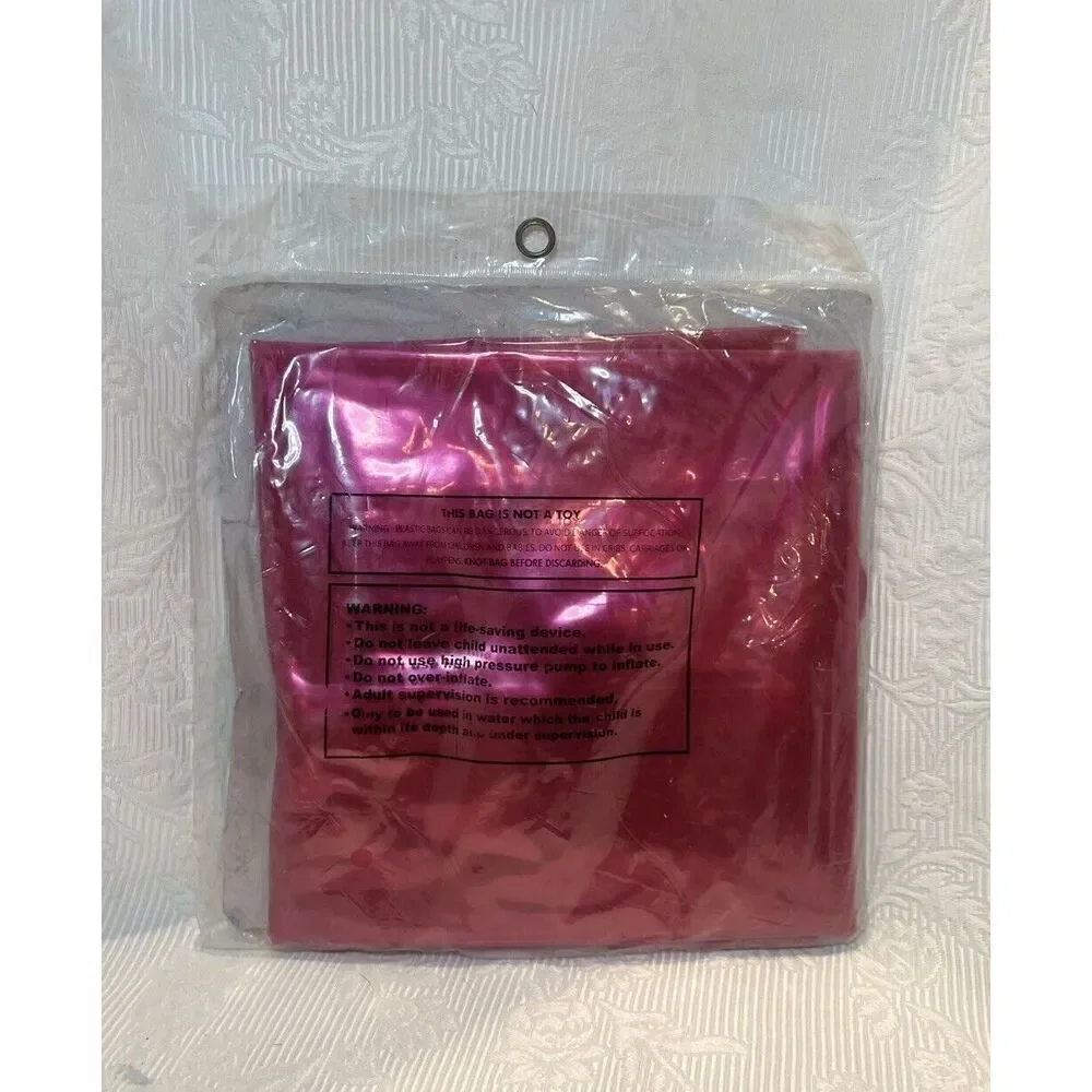 Vintage Momentum Brands Summer‎ Inflatable Mattress Pool 67” X 21” Pink NISP